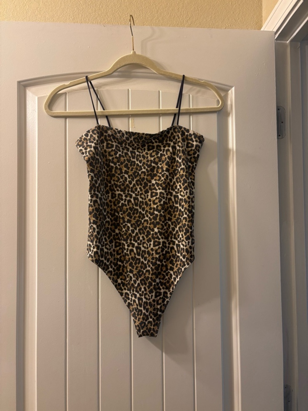 American Eagle Outfitters Leopard Print Body Suit - Brown, Black